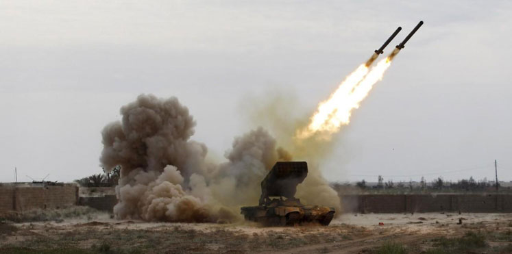 الدفاعات السعودية تعترض صاروخين استهدفا نجران 