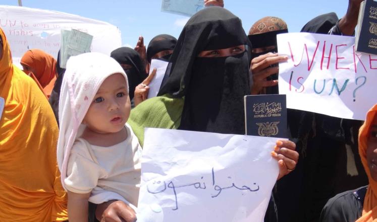اللاجئون اليمنيون بمقديشو يعانون وضعا مزريا