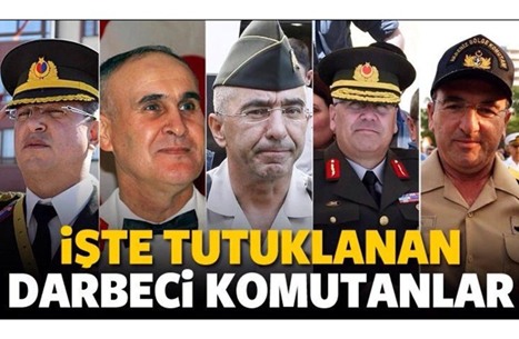  قادة الانقلاب العسكري الفاشل في تركيا