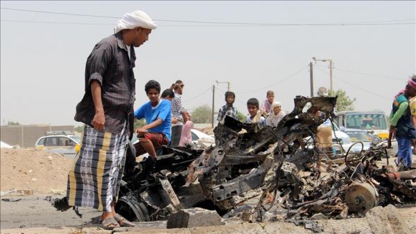 هجوم انتحاري سابق على نقطة للجيش اليمني - ارشيف