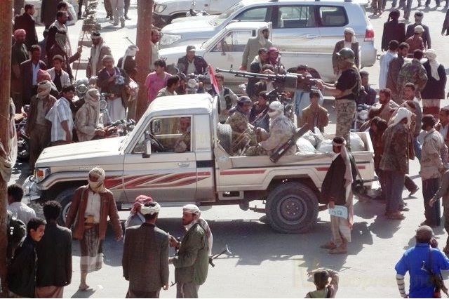 قتلى وجرحى من الحوثيين في كمين مسلح نصبه مسلحو القاعدة بالقرب من رداع ومعارك عنيفة في «قاع زيد»