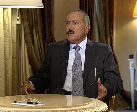 الرئيس السابق علي عبدالله صالح في آخر مقابلة له مع مؤسسة الإعلام