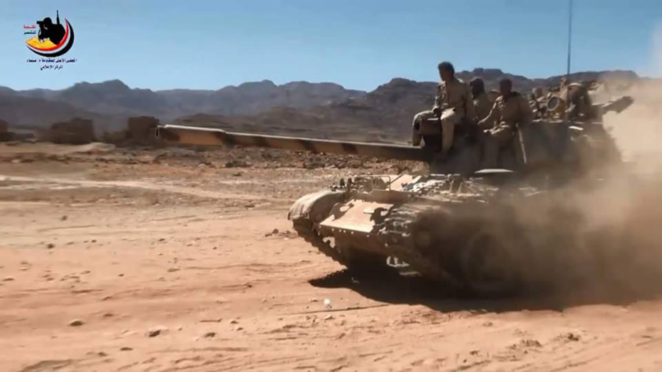 قوات الجيش الوطني تتقدم باتجاه مفرق أرحب شمال شرق صنعاء