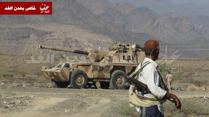 بالصور: المقاومة الجنوبية وقوات خاصة اماراتية تدفع بقواتها لتحرير أول مدينة يمنية