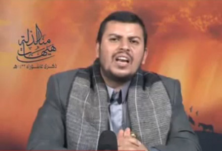 عبدالملك الحوثي يبرر انسحابه من أرحب بتلقيه أمر من علي ابن ابي طالب