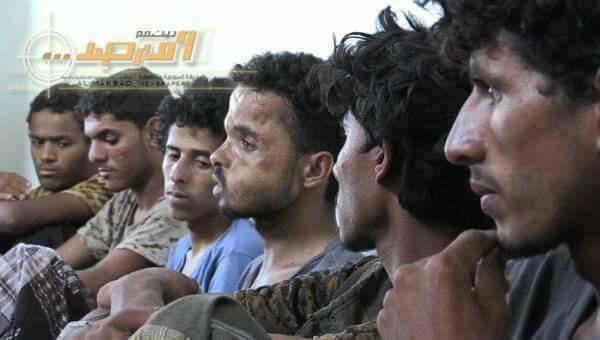 شاهد أسرى حوثيين في قبضة الجيش الوطني غرب تعز (صور)