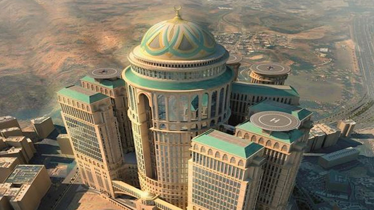 السعودية تبني اكبر فندق وأعلى قبة في العالم بمكة المكرمة