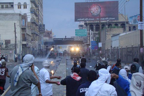صورة من يوم مجزرة قوات الأمن المركزي سابقاً ضد شباب الثورة في جو