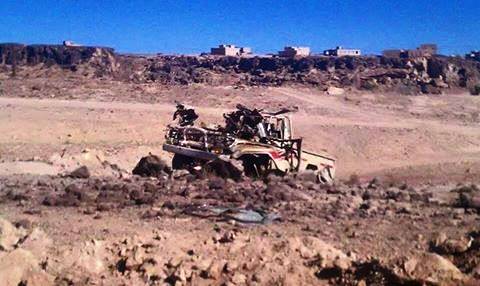 مقتل قائد الحوثيين في جبهة الصومعة بالبيضاء واثنين من مرافقيه بانفجار لغم أرضي