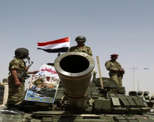 دبابة متطورة تابعة للحرس الجمهوري في اليمن