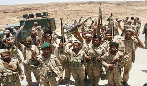 اعتقال 50 مقاتلاً أجنبياً من تنظيم القاعدة في أبين والجيش يعثر على كميات من الألغام والعبوات الناسفة
