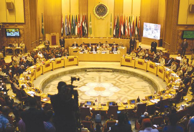 اجتماع لاعضاء دول مجلس الجامعة العربية