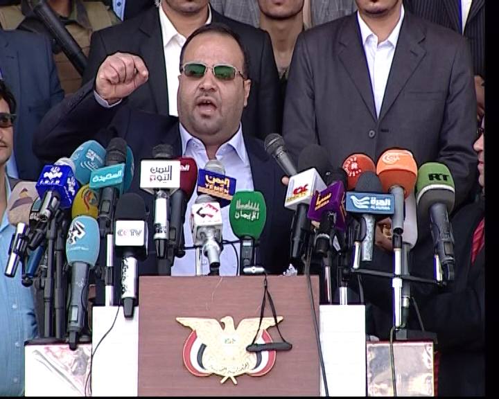 صالح الصماد رئيس المجلس السياسي التابع للحوثيين وصالح
