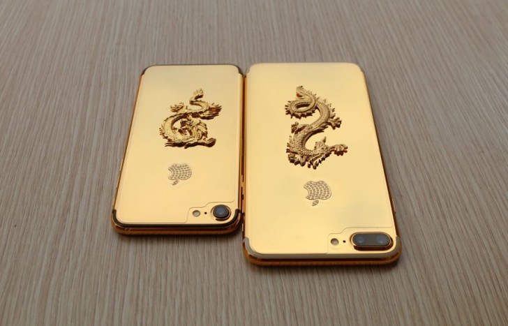 كُن أول من يُشاهد هاتفي آيفون 7 و7 بلس المطليين بالذهب واكتشف سعرهما «صور»
