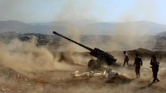 مقتل 12 حوثيا بقصف مدفعي للجيش الوطني في البقع بصعدة