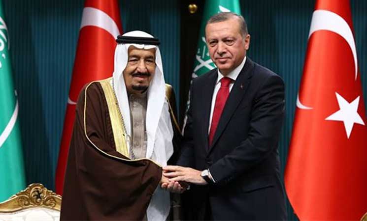 أردوغان والملك سلمان سيتشاوران بشأن أزمة قطر خلال قمة العشرين
