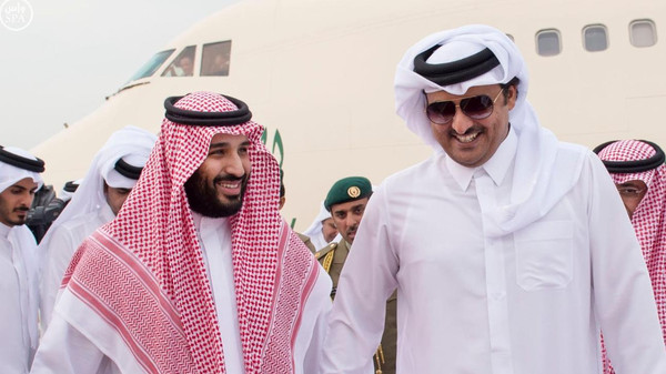 أمير قطر يهنئ القيادة السعودية بتعيين محمد بن سلمان وليًا للعهد
