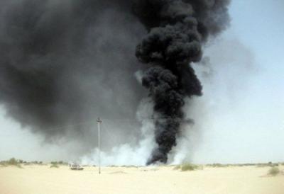 وزارة الداخلية تتهم «رقيصان» بتفجير أنبوب تصدير النفط الرئيسي باليمن