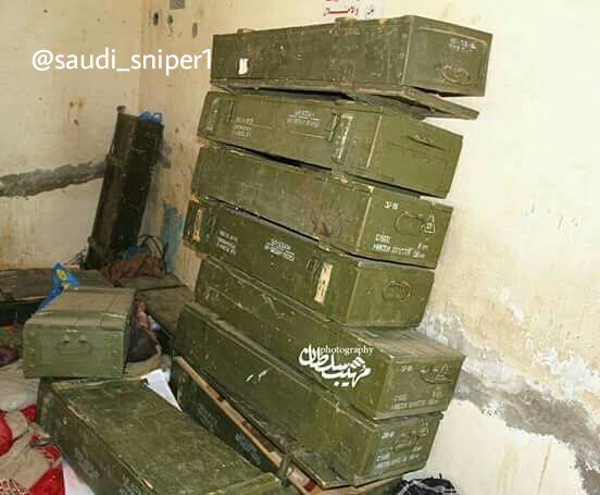 صواريخ غنمها قوات الجيش الوطني والمقاومة في جبهة ميدي (نوفمبر 20