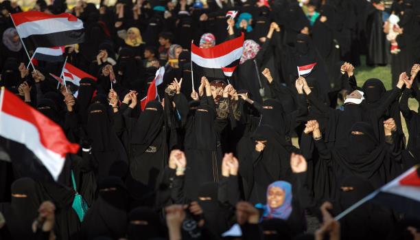 عشرات اليمنيات يتظاهرن بصنعاء لإطلاق سراح «المختطفين»