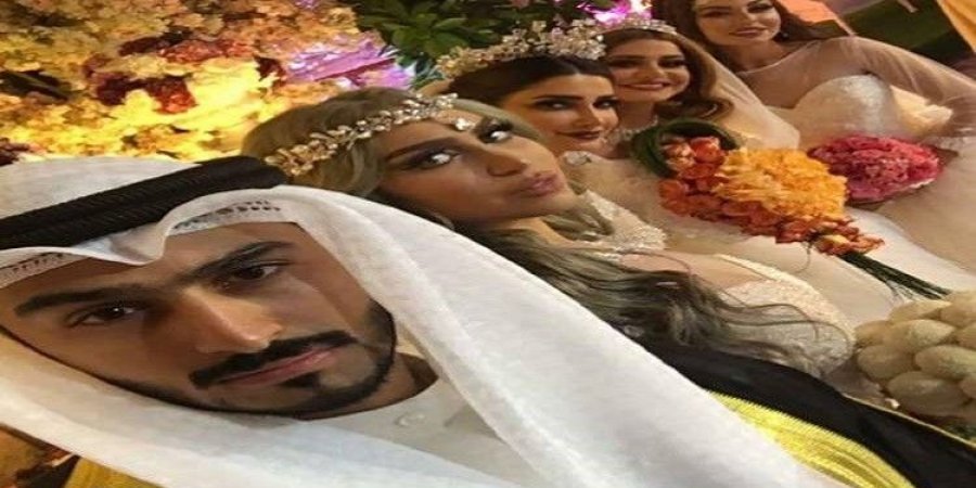 شاب كويتي يتزوج أربع نساء في ليلة واحدة لهذا السبب ( صور + فيديو )
