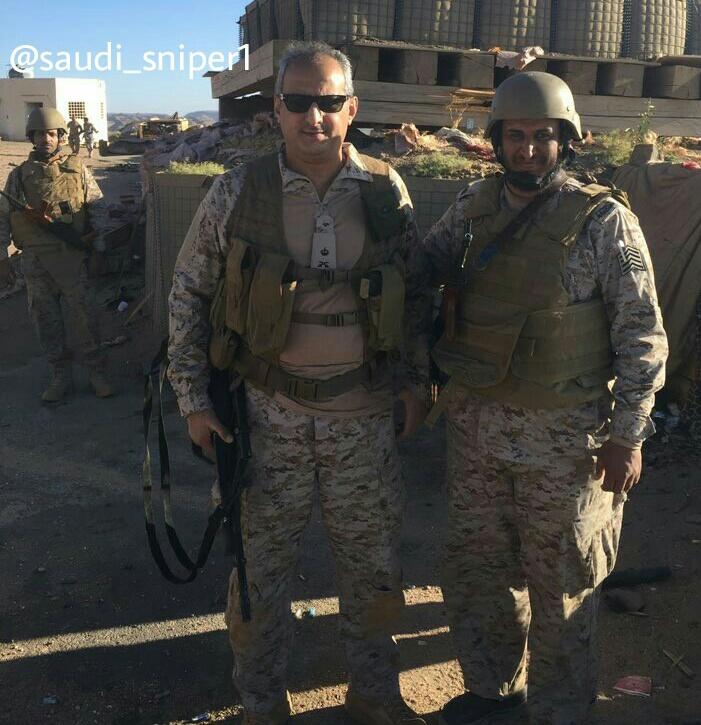 قائد عمليات التحالف الأمير فهد بن تركي يظهر في جبهة المواجهة بحدود صعدة (صور)