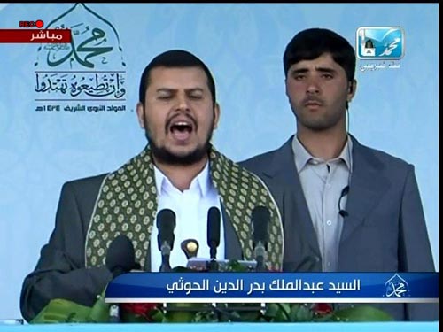 عاجل : الحوثي يظهر في صعدة مع مجنديين من إيران ويلوح بالحرب