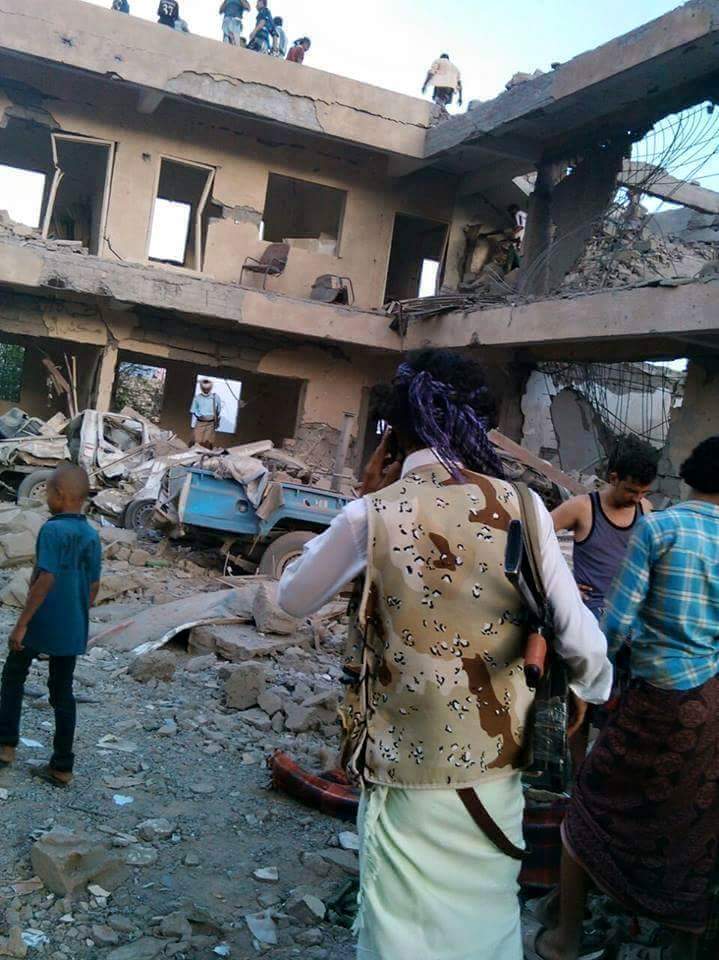 التحالف يقصف لأول مرة في محافظة ريمة ويقتل قيادي حوثي و4 آخرين (صورة)