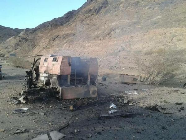 مقتل ستة من مليشيا الحوثي وتدمير عربة عسكرية في كمين للمقاومة في ذي ناعم بالبيضاء