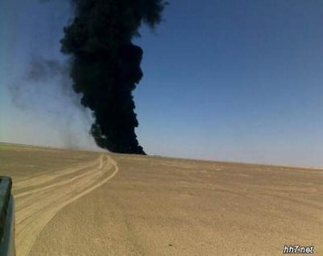 ثاني تفجير يستهدف أنبوب النفط في شبوة اليمنية