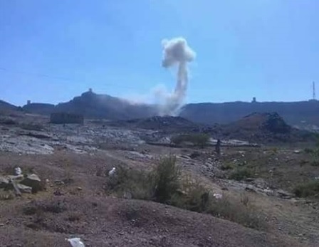 طيران التحالف يشن عدة غارات على مواقع وتجمعات للحوثيين بذمار