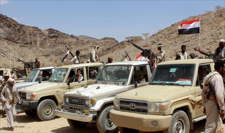 المقاومة الشعبية تسيطر على مواقع جديدة بوسط اليمن