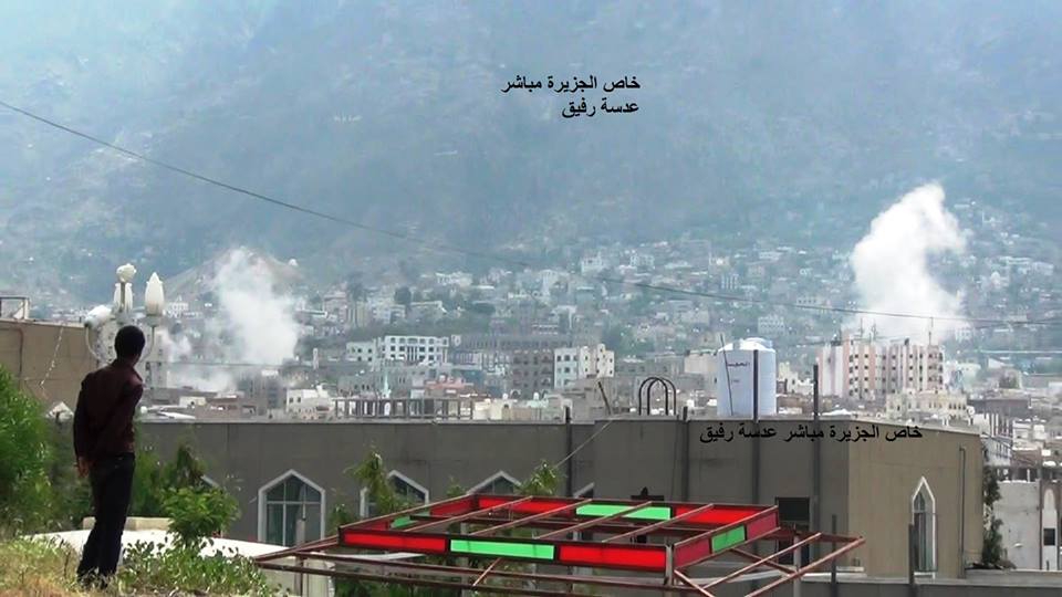 مليشيات الحوثي تشن قصفاً عنيفاً على أحياء مدينة تعز