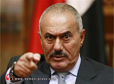 الرئيس اليمني المنتهيه ولايته علي عبدالله صالح