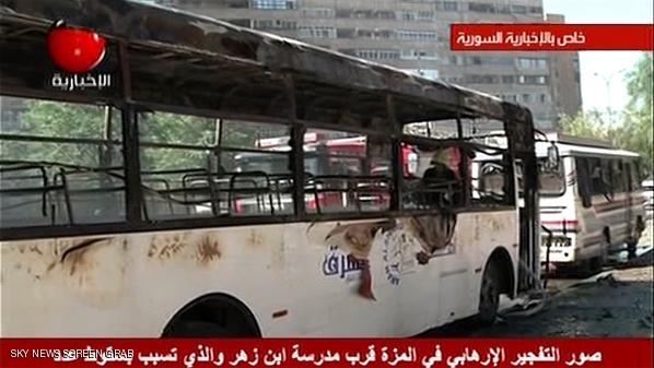 نجاة رئيس الوزراء السوري من تفجير استهدف موكبه وسط دمشق