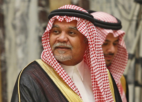 الأمير بندر بن سلطان الأمين العام لمجلس الأمن الوطنى السعودى ورئ