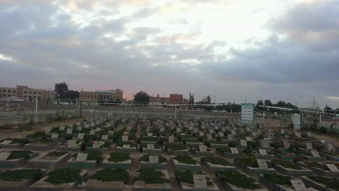 مقبرة لقتلى الحوثييين في ذمار
