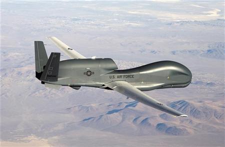 طائرة بدون طيار امريكية في صورة لرويترز من سلاح الجو الامريكي - 