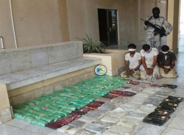 السعودية تعلن إحباط تهريب كميات من المخدرات عبر الحدود اليمنية (صور)