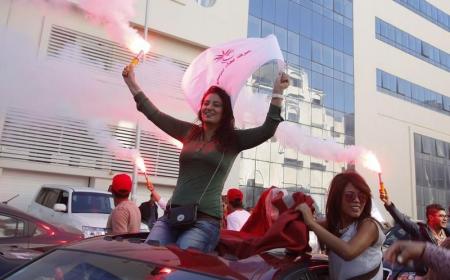 حزب نداء تونس يحصل على 85 مقعدا  في البرلمان وحزب النهضة 69 مقعدا 