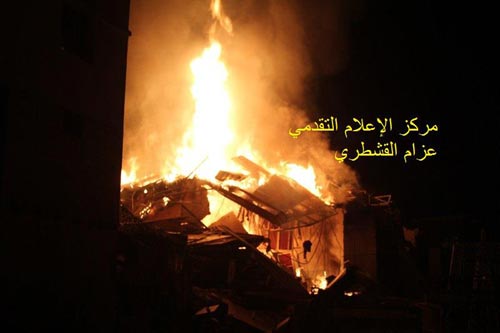 انفجار هائل بمطعم إيفل في حي شميلة بالعاصمة صنعاء (صور + فيديو)