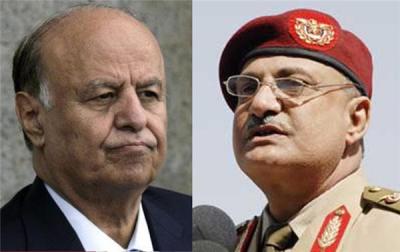وزير الدفاع يتمرد على توجيهات الرئيس ويغادر العاصمة لزيارة الحوثيين بعمران