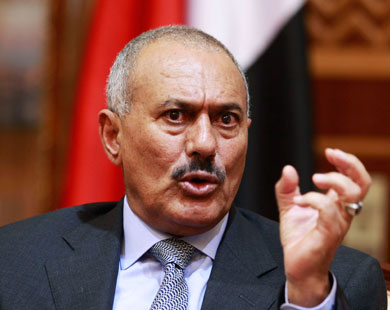 علي عبد الله صالح غادر إلى السعودية لتلقي العلاج (رويترز-أرشيف)