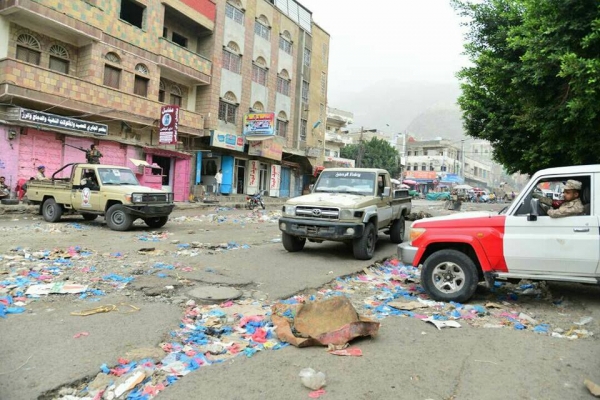 سقوط ضحايا جراء انفجار عنيف في منطقة بئر باشا بتعز