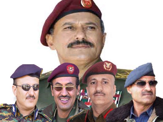 عائلة عسكرية حاكمة 100% في اليمن