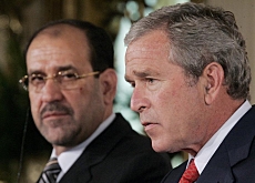 بوش: اعدام صدام حسين عمل انتقامي والمالكي يعترف باخطاء في اعدام صدام ويهاجم واشنطن
