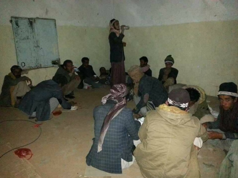 بالصور.. عشرت الأسرى من ميلشيا الحوثي في الجوف