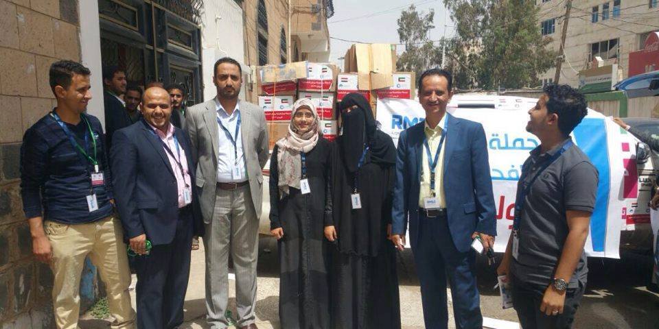 منظمة تعافي تكافح الكوليرا في العاصمة صنعاء
