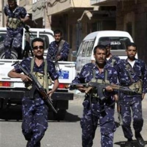 افراد من شرطة النجدة في اليمن