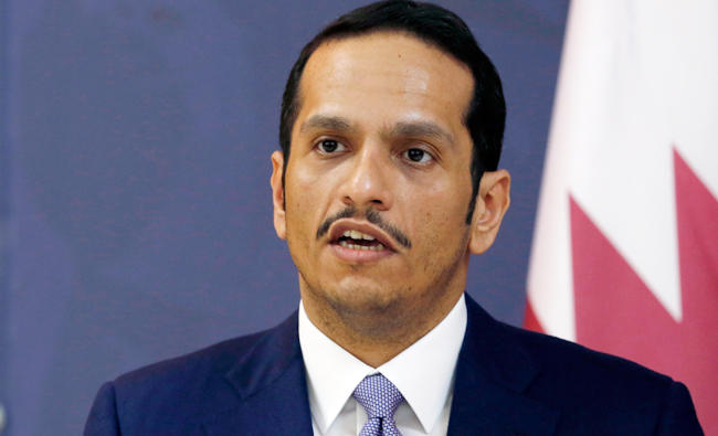 تصريحات ناريّة من وزير خارجية قطر ضد الإمارات